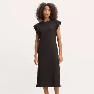 Everlane Classic Black Midi Dress